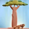Bumbu // Baobab Tall Tree Natural> Safari Theme | Small World Play