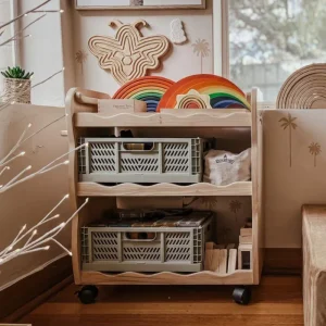 Bunny Tickles // Solid Wood Trolley> Furniture
