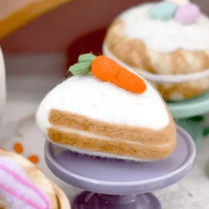 Tara Treasures Felt Carrot Cake> Small World Play | Food Play