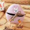 Tara Treasures Felt Egg Cover - Pink With Bunny Motif> Small World Play