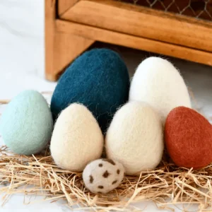 Tara Treasures Felt Eggs (7 Types of Poultry Eggs)> Small World Play