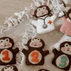 Tara Treasures Felt Finger Puppet - Five Little Monkeys Set> For 5+ Year Olds | For 4+ Year Olds