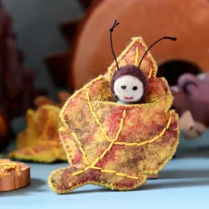 Tara Treasures Felt Leaf Baby - Birch> Small World Play