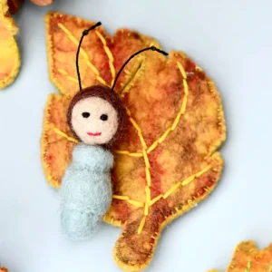 Tara Treasures Felt Leaf Baby - Birch> Small World Play