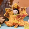 Tara Treasures Felt Leaf Baby - Maple> Small World Play