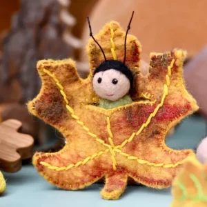 Tara Treasures Felt Leaf Baby - Maple> Small World Play