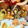 Tara Treasures Felt Leaf Baby - Oak> Small World Play