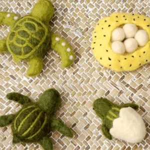 Tara Treasures Felt Lifecycle Green Sea Turtle> Ocean & Sea Theme | Educational Play