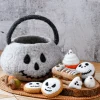 Tara Treasures Felt Spooky Ghost Pumpkin Grazing Set> Halloween Theme | Small World Play