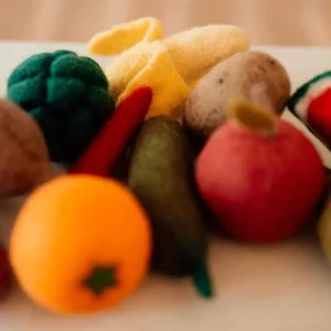 Tara Treasures Felt Vegetables & Fruits Set B> Bestsellers | Small World Play