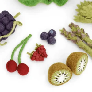 Tara Treasures Felt Vegetables & Fruits Set C> Bestsellers | Small World Play