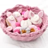Tara Treasures Felt Weave Basket - Light Pink> Small World Play