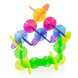 Guidecraft // Interlox Discs - 96 pc. set> For 3+ Year Olds | For 2+ Year Olds