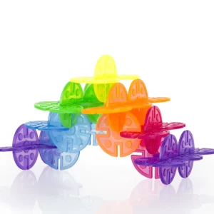 Guidecraft // Interlox Discs - 96 pc. set> For 3+ Year Olds | For 2+ Year Olds