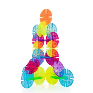 Guidecraft // Interlox Discs - 96 pc. set> For 3+ Year Olds | For 2+ Year Olds