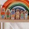 The Freckled Frog Indigenous Wooden People> Small World Play | Educational Play