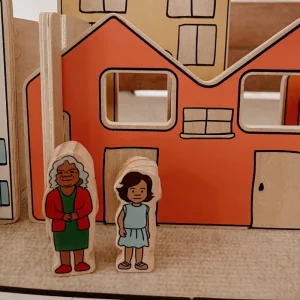 The Freckled Frog Indigenous Wooden People> Small World Play | Educational Play