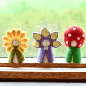 Tara Treasures Peg Dolls Set - Floral> Small World Play