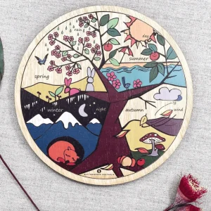 Buttonworks Seasons Puzzle> Australiana Theme | Educational Play
