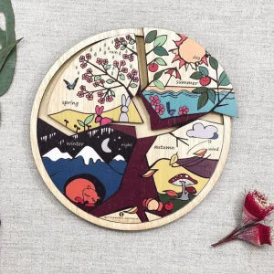 Buttonworks Seasons Puzzle> Australiana Theme | Educational Play