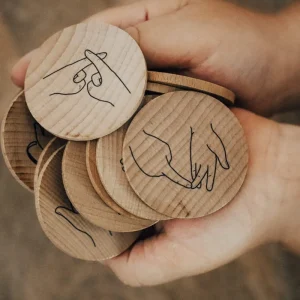 The Freckled Frog Sign Language Wooden Set> Bestsellers | Educational Play