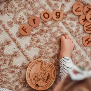 The Freckled Frog Tactile Alphabet Discs> Educational Play