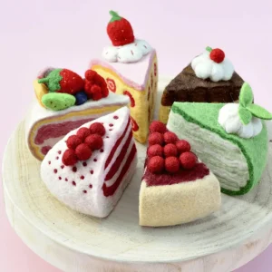 Tara Treasures // Felt Key Lime Cake Slice> Food Play