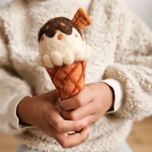 Tara Treasures // Felt Vanilla Chocolate Fudge Ice Cream> Food Play