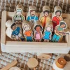 The Freckled Frog The Wooden Village People> Bestsellers | Small World Play