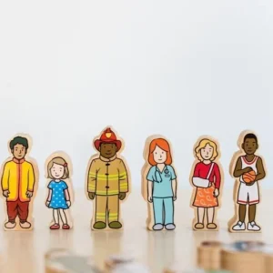 The Freckled Frog The Wooden Village People> Bestsellers | Small World Play