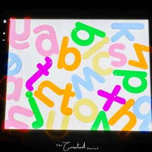 TickIt // Rainbow Alphabets> Sensory Play