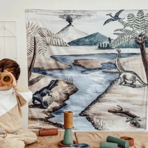 Wonderie // Land Before Our Time Play Cloth> Dinosaur & Dragon Theme
