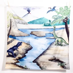 Wonderie // Land Before Our Time Play Cloth> Dinosaur & Dragon Theme