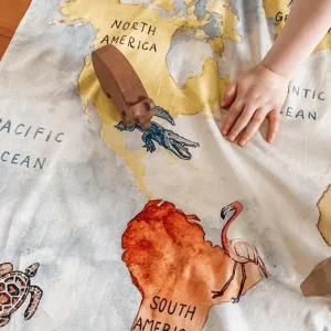 Wonderie // Our World Play Cloth * Pre-Order End Feb Delivery *> Educational Play