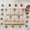 Family Rulers Wooden Counting Board> Educational Play
