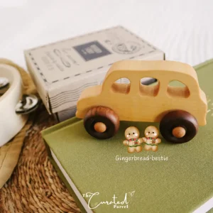wooden story Wooden English Taxi> Vehicle Play