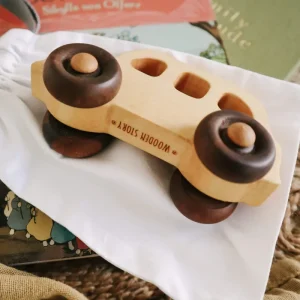 wooden story Wooden English Taxi> Vehicle Play