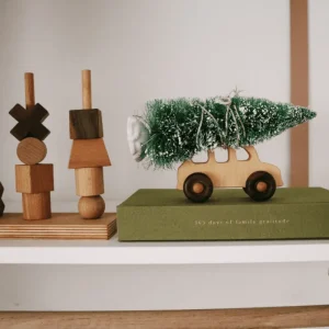 wooden story Wooden English Taxi> Vehicle Play