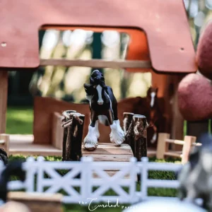 QToys Wooden Horse Stable> Farm & Barnyard Theme | Small World Play