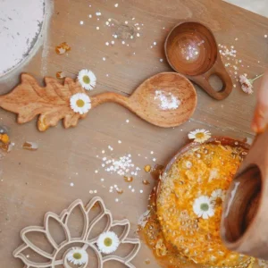 Wild Child Mountain Wooden Leaf Spoon> Sensory Play