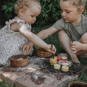 Yellow Door // Threading Kebabs> Sensory Play | Food Play